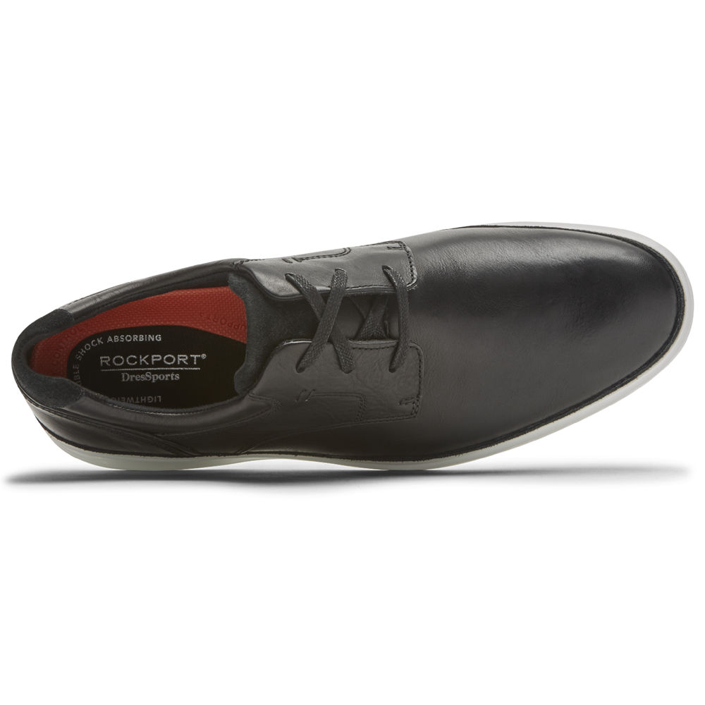 Zapatillas Rockport Hombre Mexico - Dress Sports 2 Go Plain Toe Negros - WNEHU5094